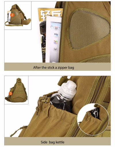 Tactical Backpack Single Shoulder - ACU Digital
