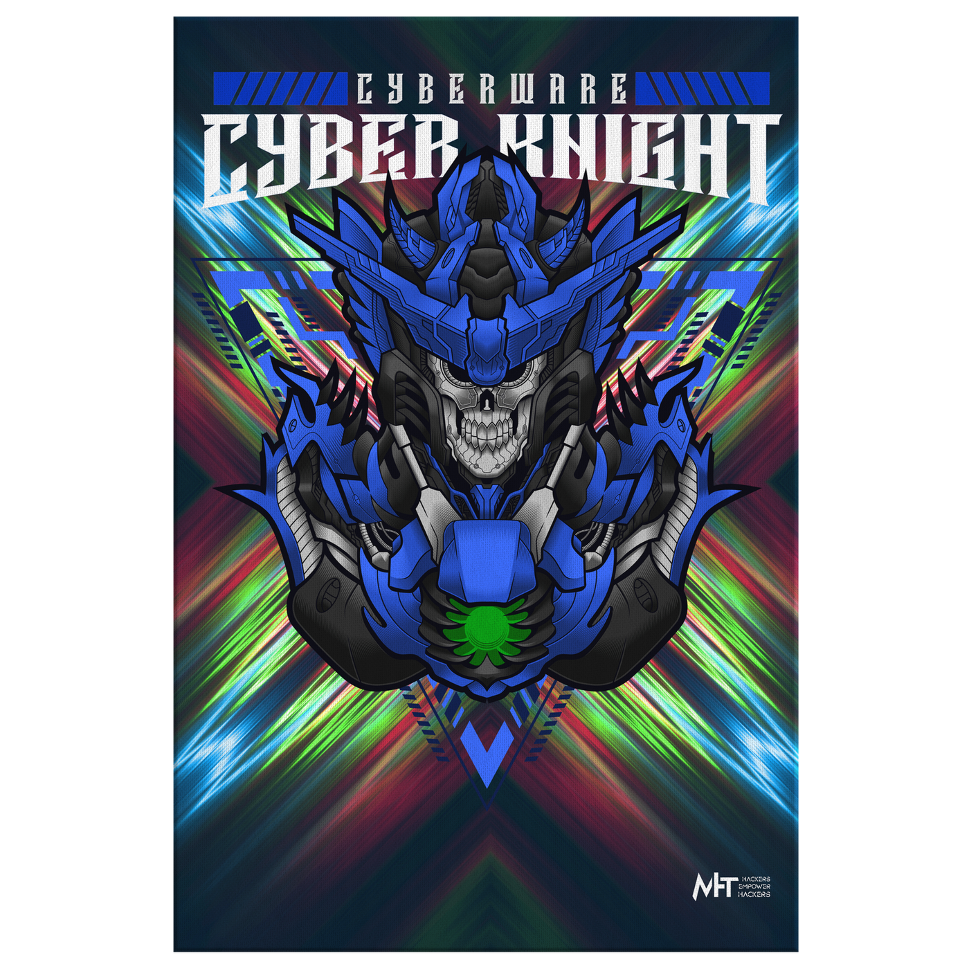 Cyberware Cyber Knight v2 - Rectangle Gallery Canvas