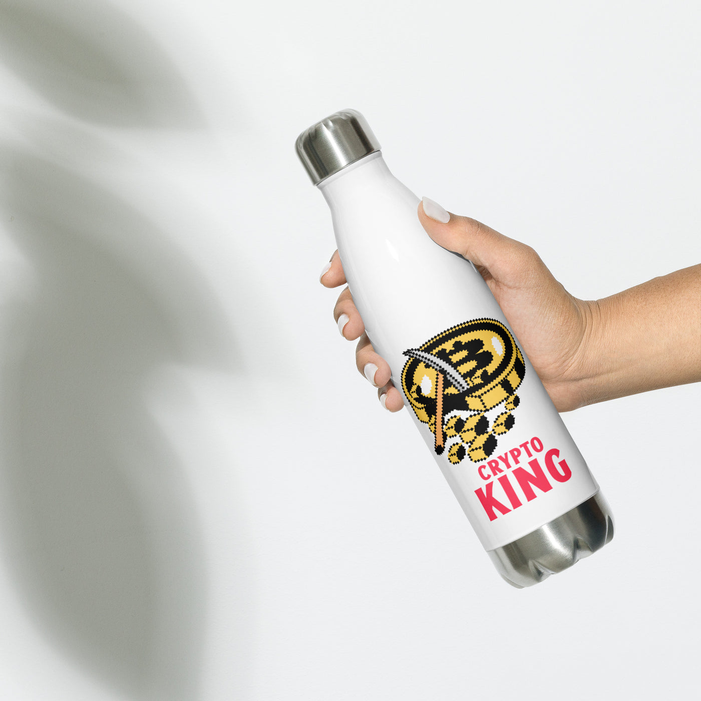 Crypto King - Stainless Steel Water Bottle