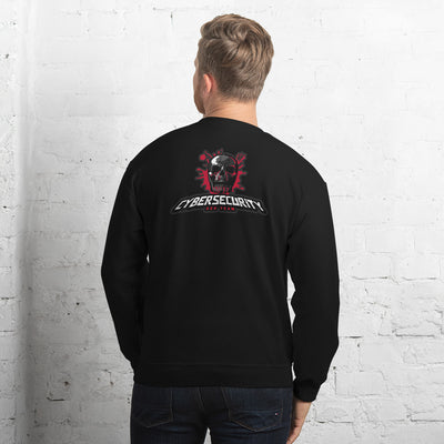 Cybersecurity Red Team v4 - Unisex Sweatshirt (back print)