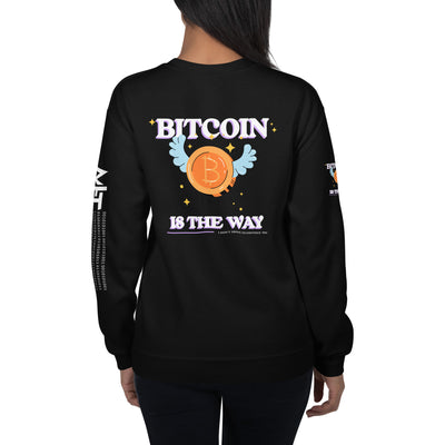 Bitcoin is the way - Unisex Sweatshirt (back print)