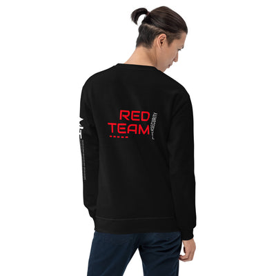 Cyber Security Red Team V14 - Unisex Sweatshirt ( Back Print )