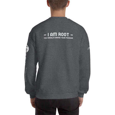i am root - Unisex Sweatshirt (all sides desing)