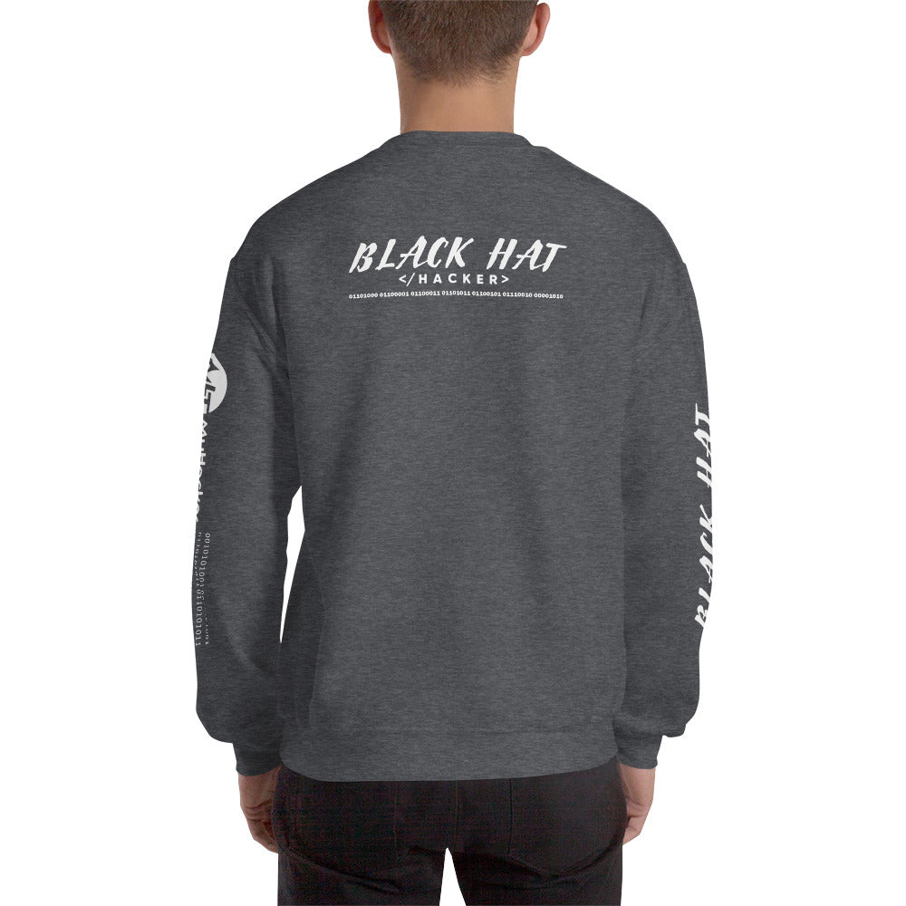 Black Hat Hacker V2 - Unisex Sweatshirt (all sides print)
