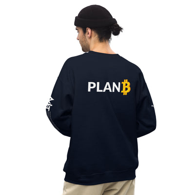 Plan Bitcoin V1 - Unisex Sweatshirt (back print)