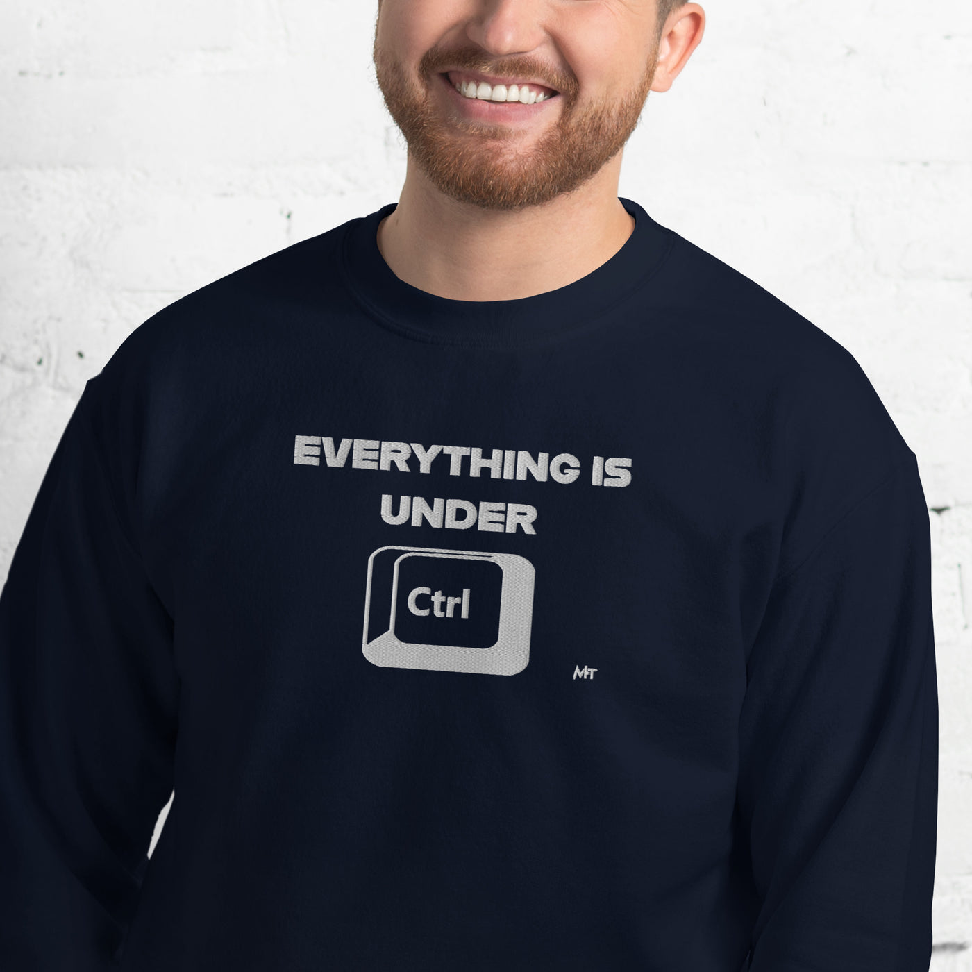 Everything is under Ctrl - Unisex Sweatshirt (embroidery)