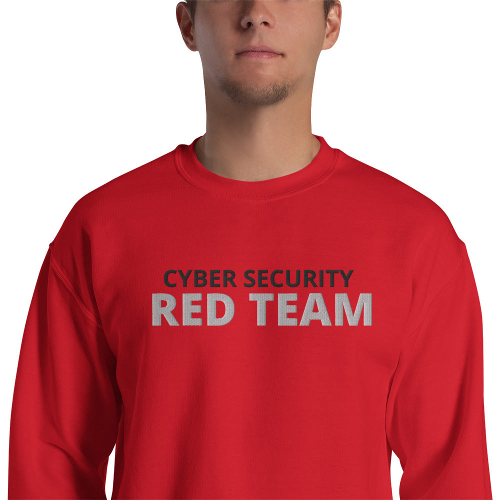 Cyber security Red Team - Unisex Sweatshirt (large embroidery)