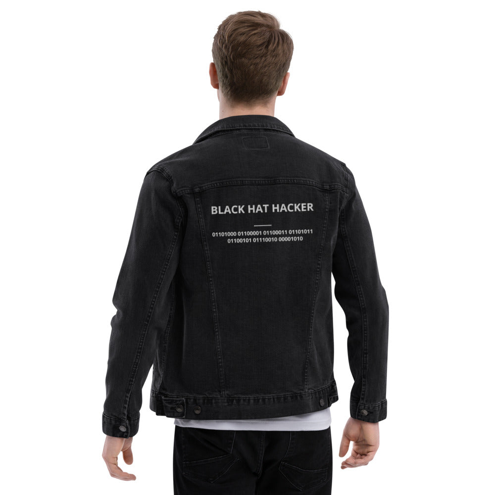 Black Hat Hacker V2 - Unisex denim jacket