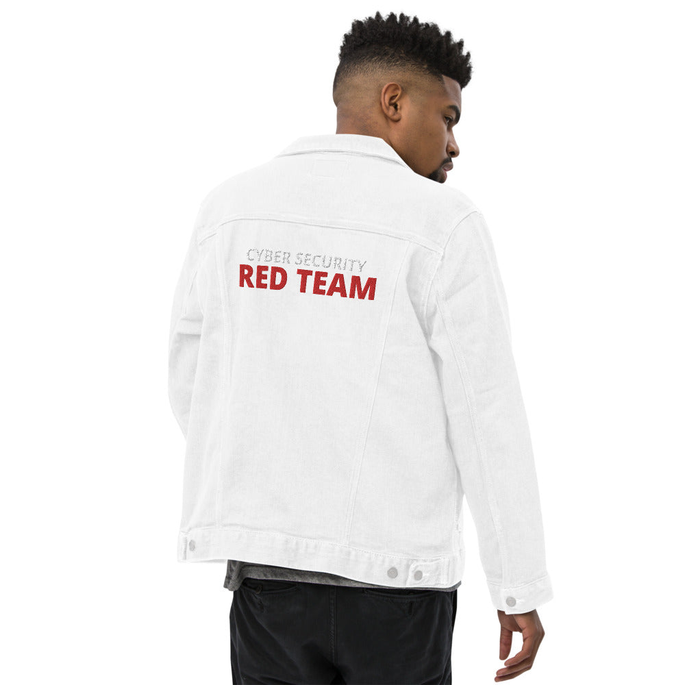 Cyber security Red Team - Unisex denim jacket (large embroidery)