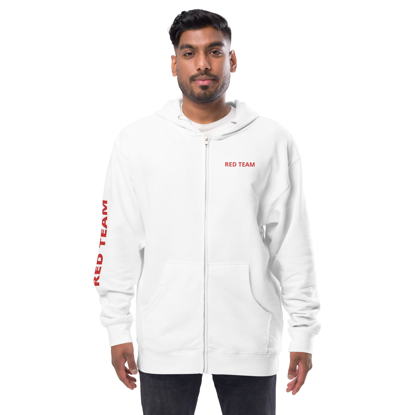 Cyber Security Red Team - Unisex fleece zip up hoodie