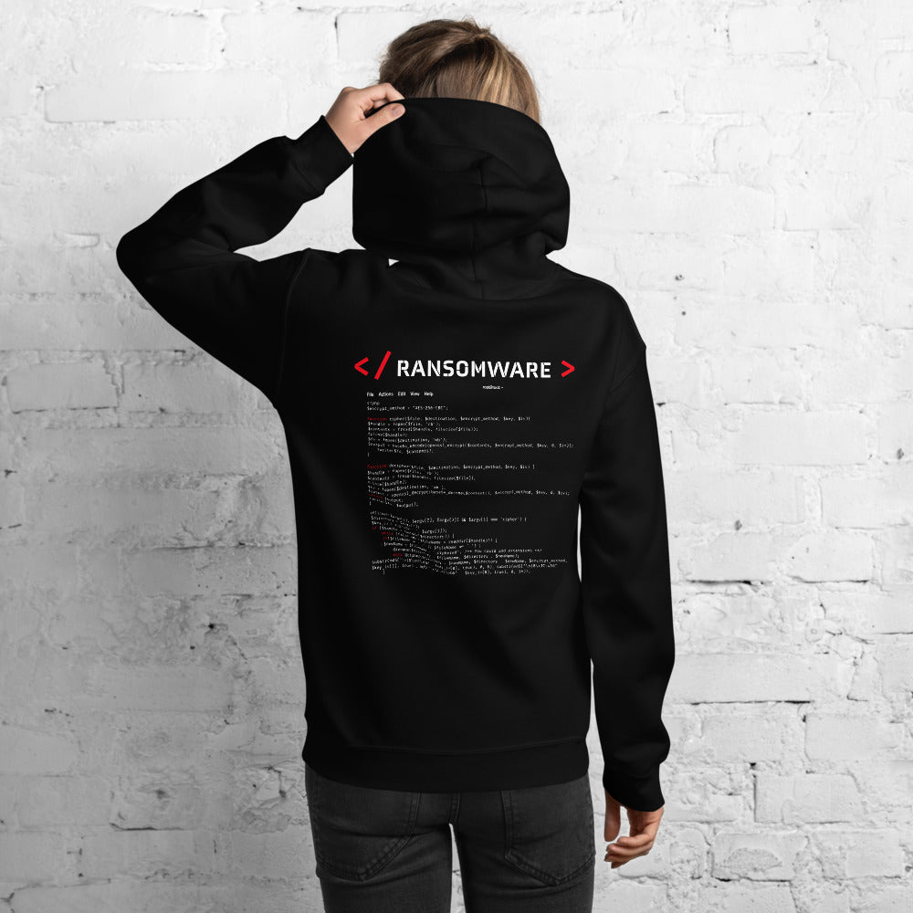 Ransomware - Unisex Hoodie (back print)