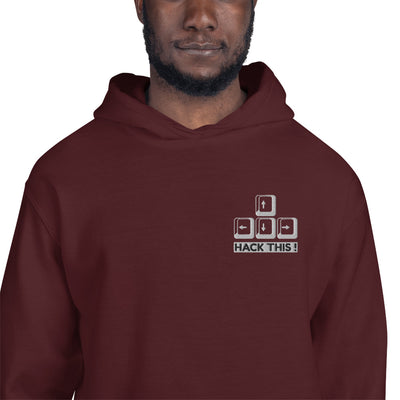 Hack this - Unisex Hoodie (embroidery)
