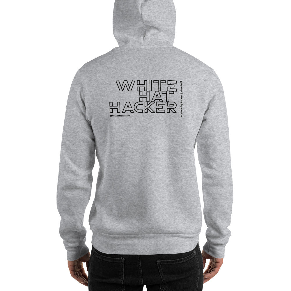 White Hat Hacker - Unisex Hoodie (back print)