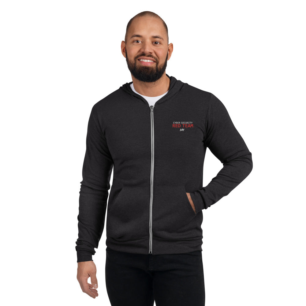 Cyber Security Red team - Unisex zip hoodie