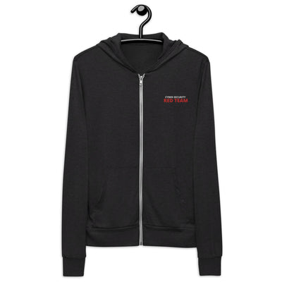 Cyber security red team - Unisex zip hoodie ( embroidery )