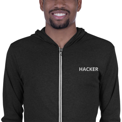 Hacker - Unisex zip hoodie