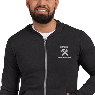 I void warranties - Unisex zip hoodie