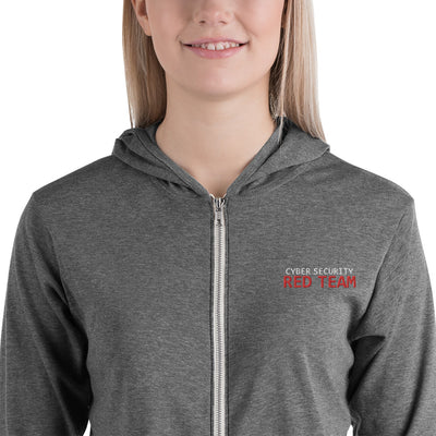 Cyber security Red Team - Unisex zip hoodie