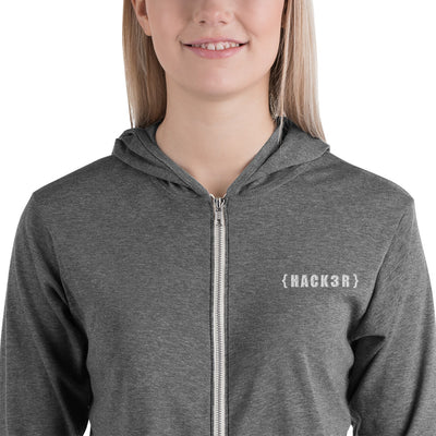 Hack3r - Unisex zip hoodie