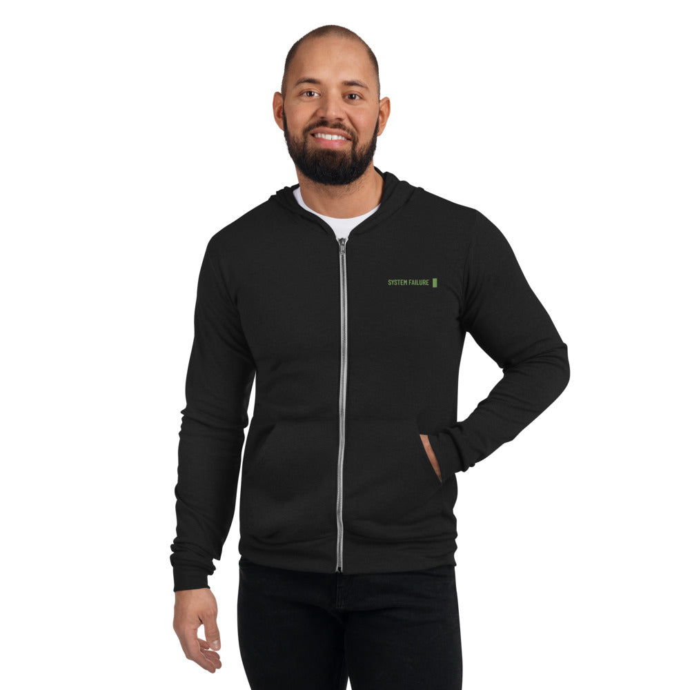 System failure - Unisex zip hoodie