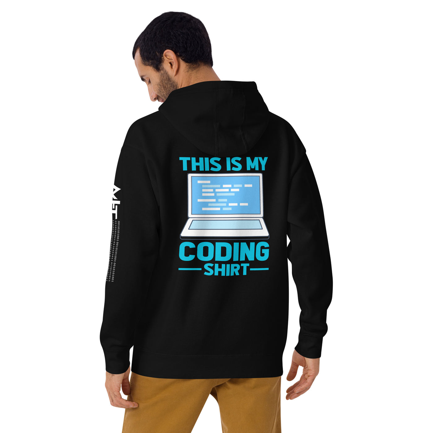 This is my coding shirt - Unisex Hoodie (back print)