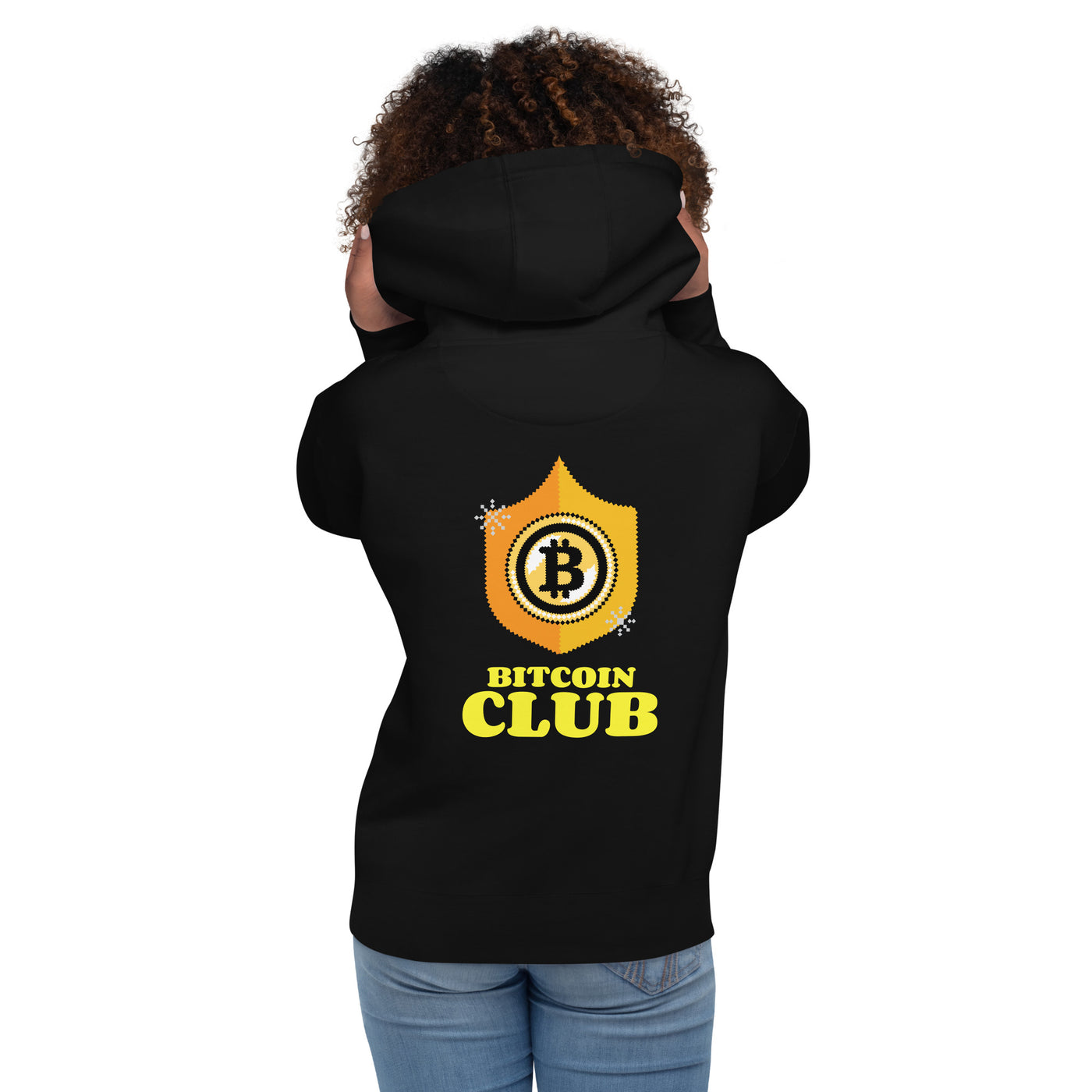 Bitcoin Club V2 Unisex Hoodie ( Back Print )