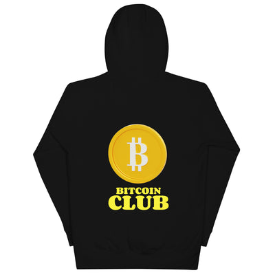 Bitcoin Club V1 Unisex Hoodie (Back Print)