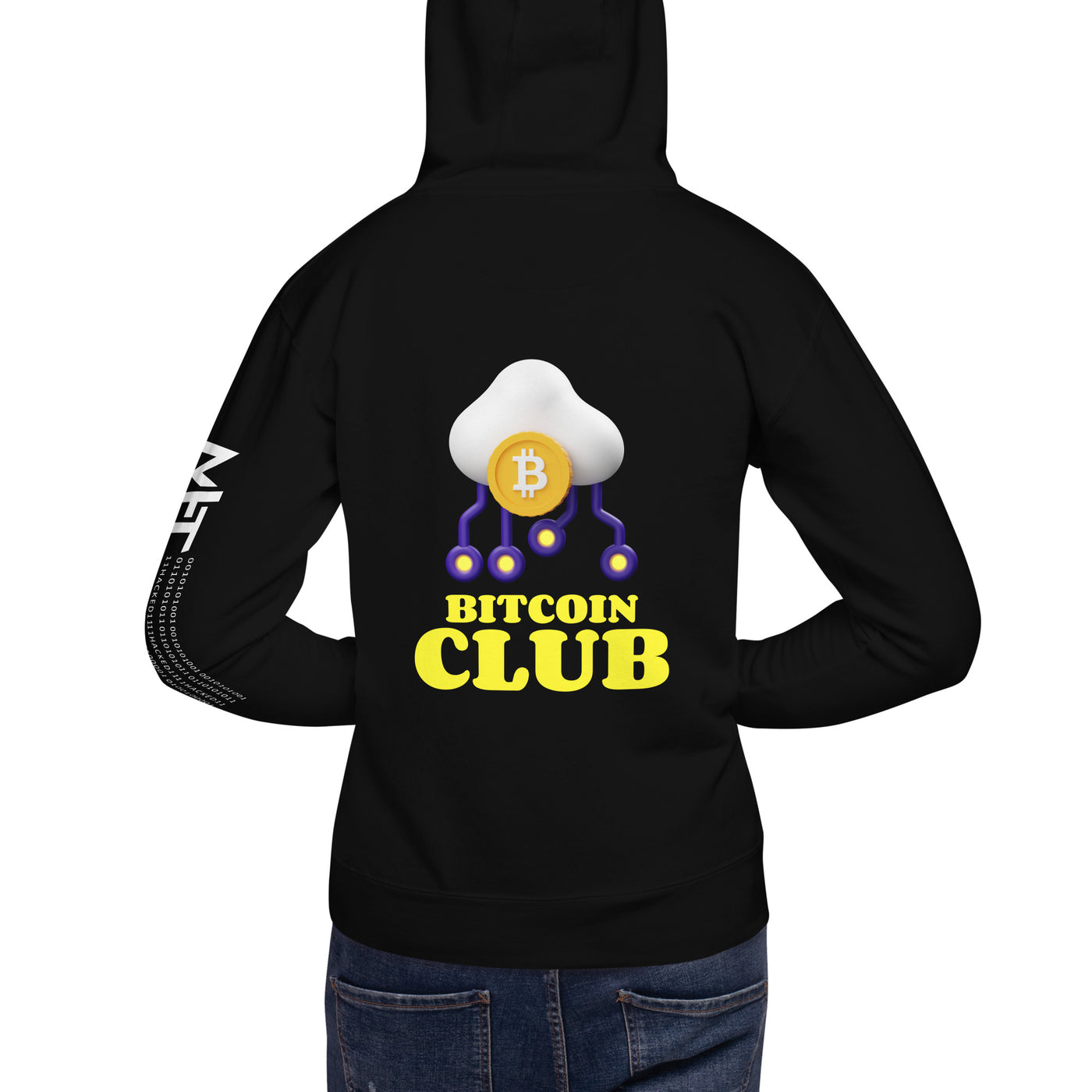 Bitcoin Club V4 - Unisex Hoodie (Back Print)
