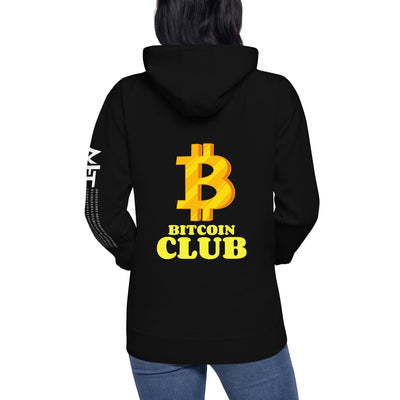 Bitcoin Club V5 Unisex Hoodie ( Back Print )