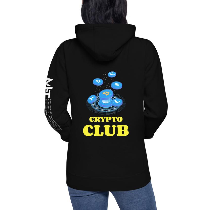 Crypto Club - Unisex Hoodie (Back Print)