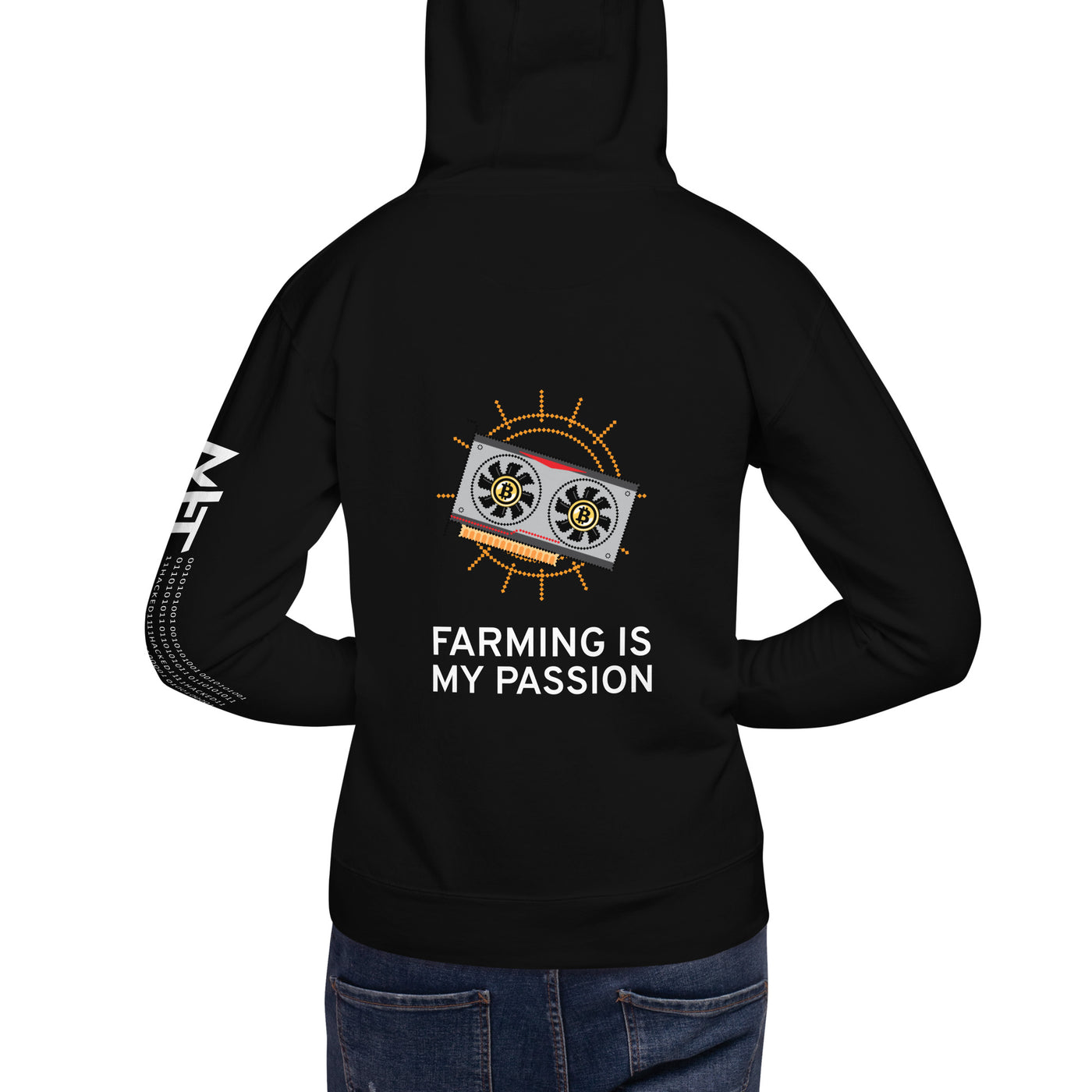 Farming is My Passion  Unisex Hoodie ( Back Print )