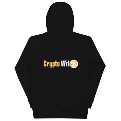 Crypto Wife Unisex Hoodie ( Back Print )