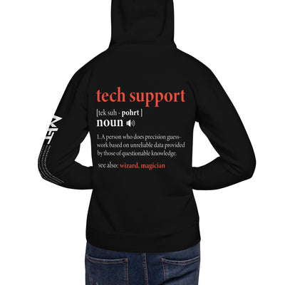 Tech Support Definition - Unisex Hoodie ( Back Print )