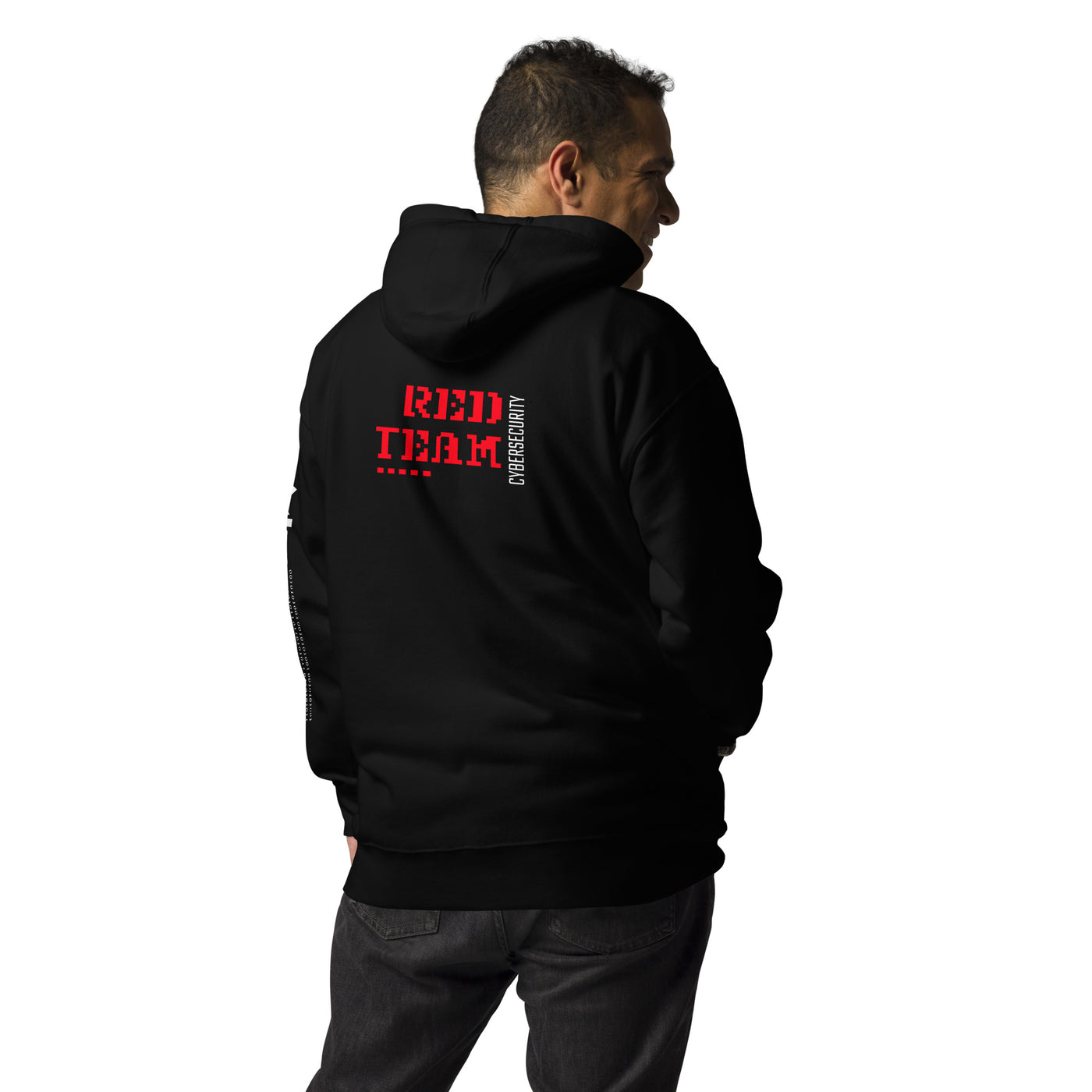Cyber Security Red Team V15 - Unisex Hoodie (back print)