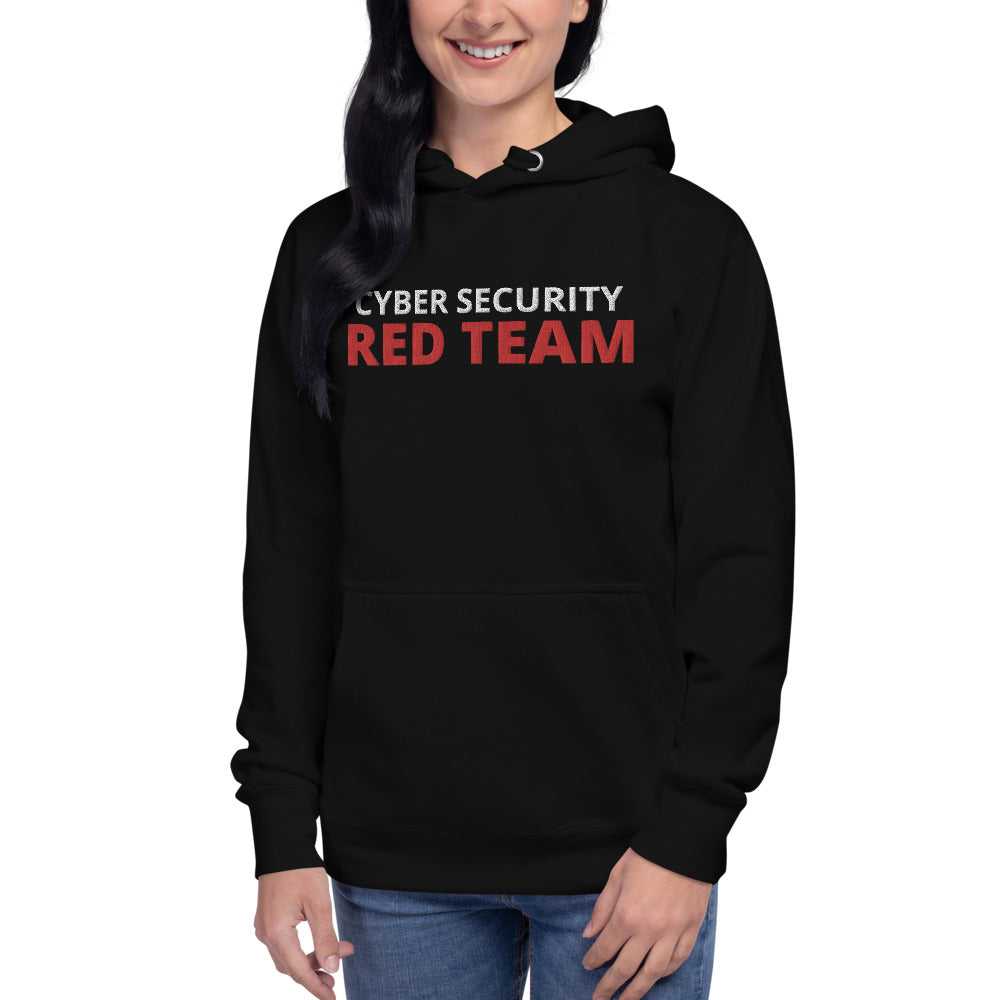 Cyber Security Red team - Unisex Hoodie (large embroidery)