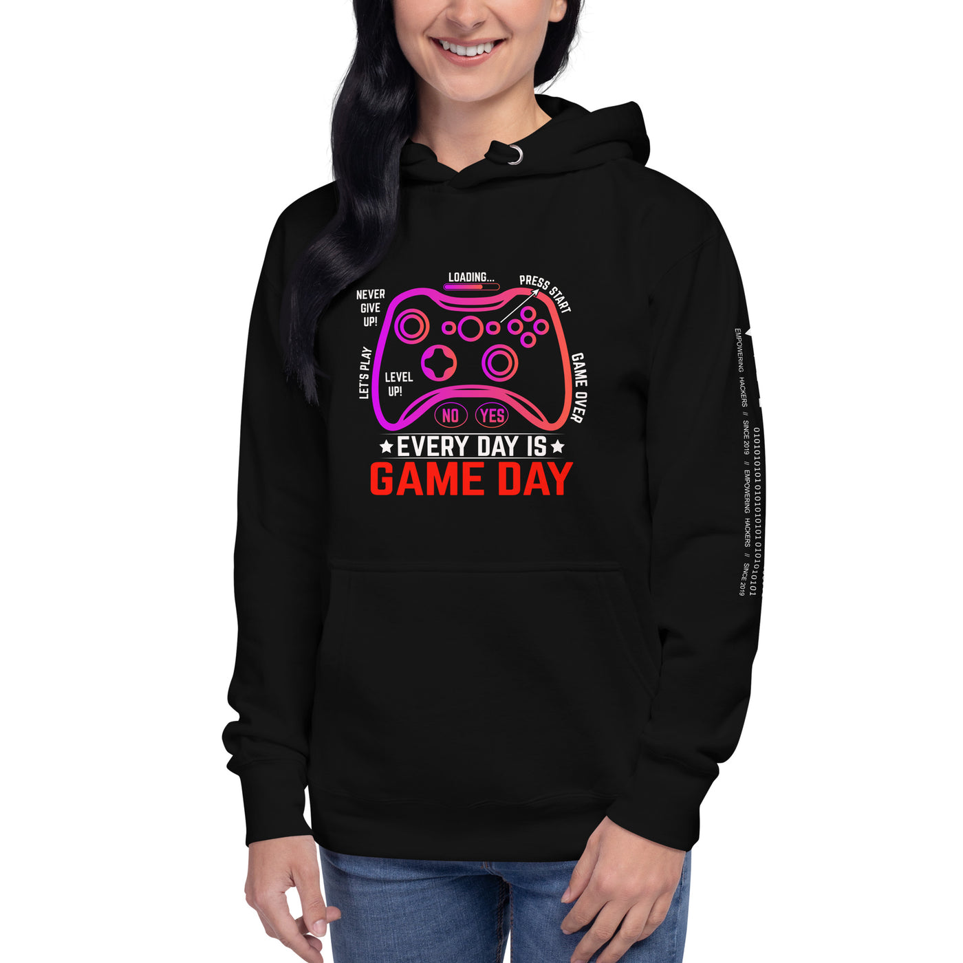 Never Give Up, everyday is Game Day - Unisex Hoodie