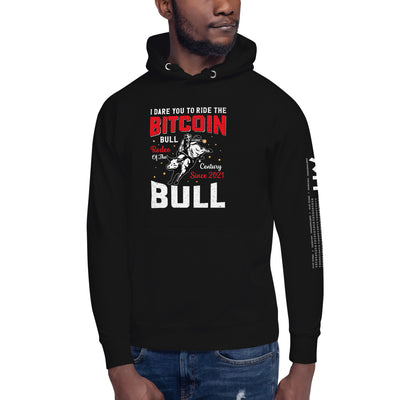 I Dare You to Ride Bitcoin Bull Unisex Hoodie