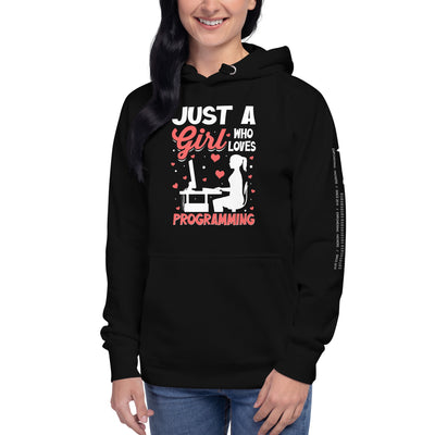 Just a girl who loves programming - Unisex Hoodie