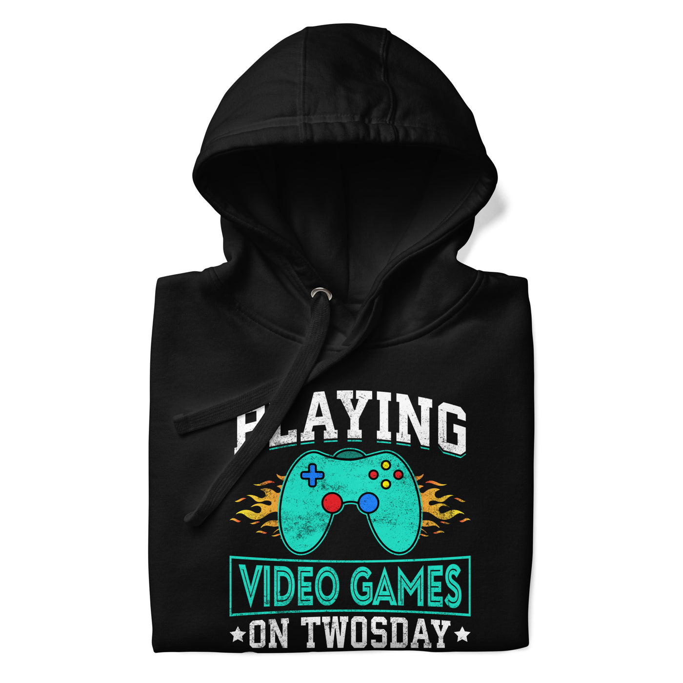 Playing Videogames on Twosday Unisex Hoodie