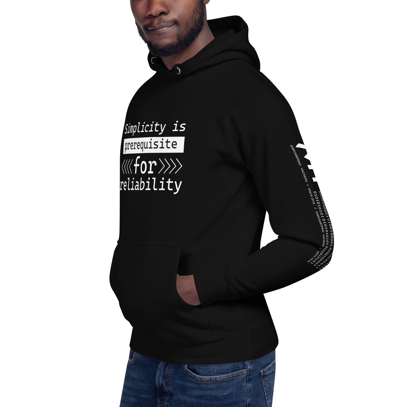 Simplicity is the prerequisite for reliability - Unisex Hoodie