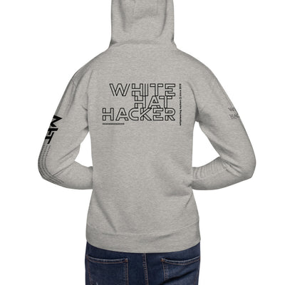 White hat hacker - Unisex Hoodie (back print)