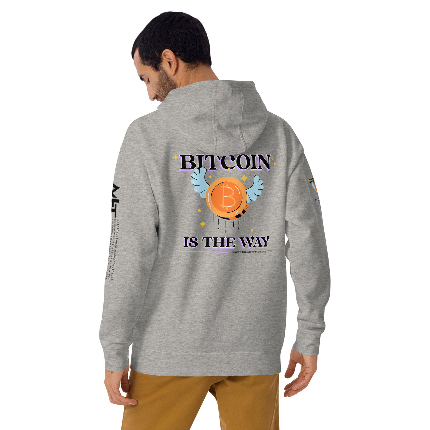 Bitcoin is the way - Unisex Hoodie (back print)