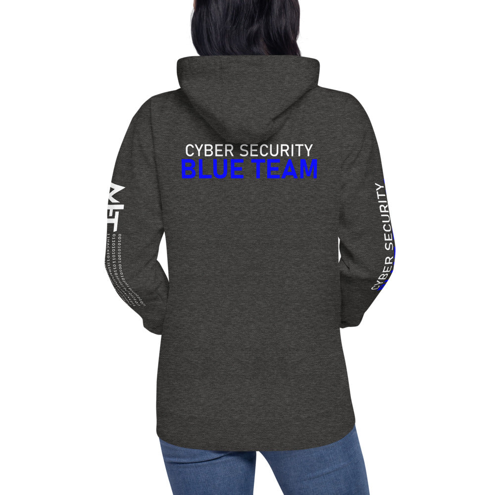 Cyber Security Blue team V4 -  Unisex Hoodie (back print)