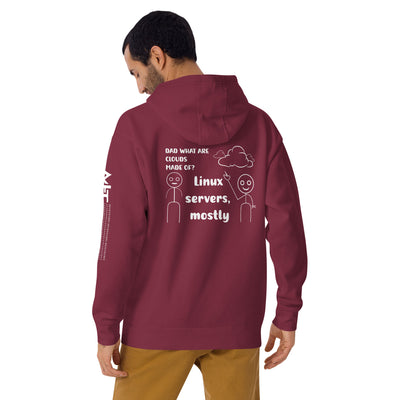 Linux Servers Mostly -Unisex Hoodie (back print)