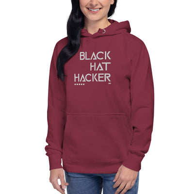 Black Hat Hacker - Unisex Hoodie (embroidered)