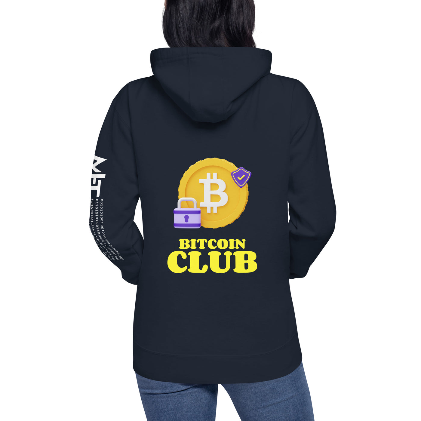 Bitcoin Club V7 - Unisex Hoodie (Back print)