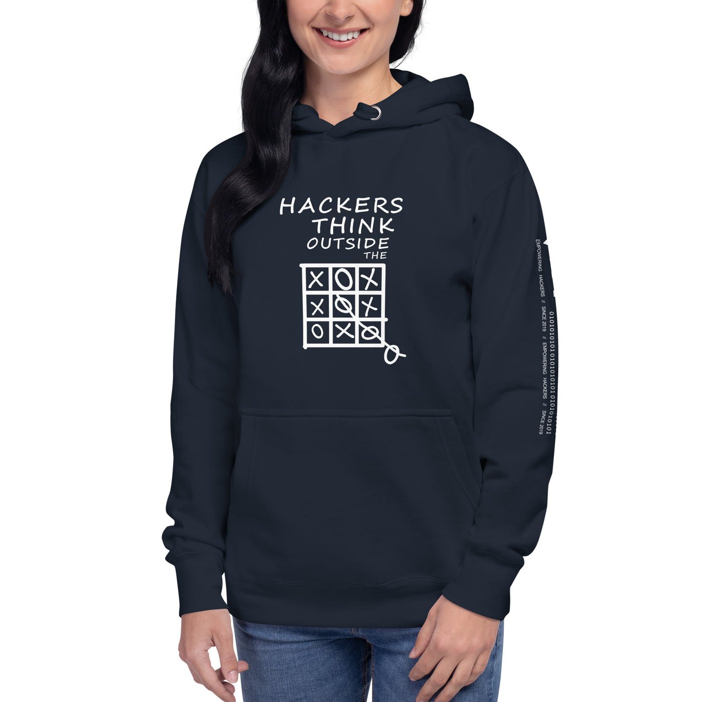 Hackers think outside the box - Unisex Hoodie