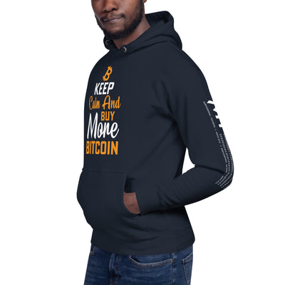 Keep Calm and Buy More Bitcoin Unisex Hoodie