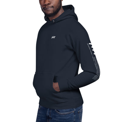 Simplicity is the prerequisite for reliability - Unisex Hoodie ( Back Print )