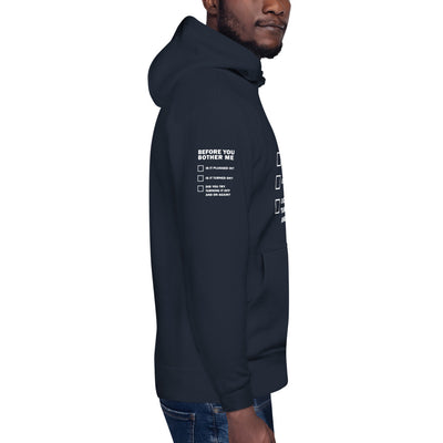 Before you bother me - Unisex Hoodie